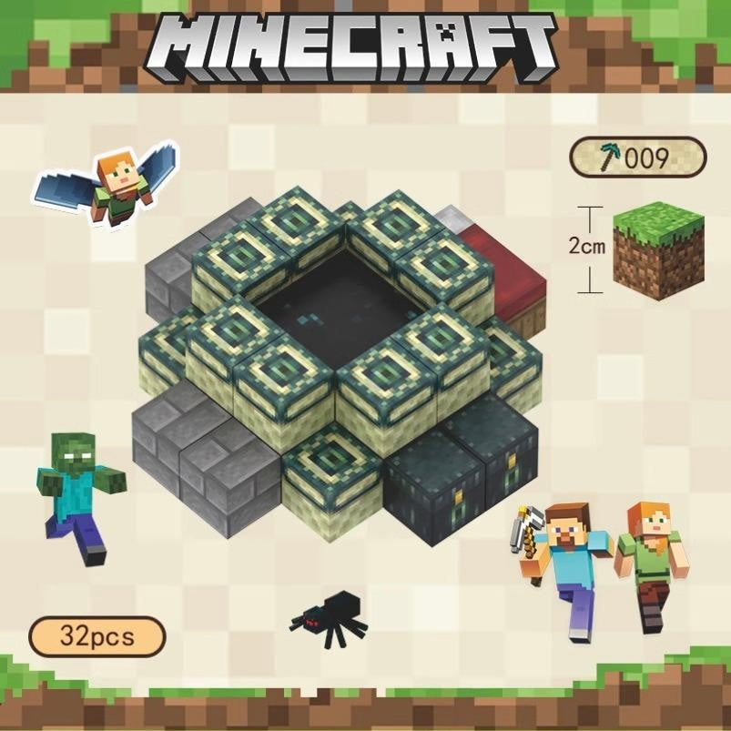 End Portal Magnetic Blocks ( 32 Pcs)