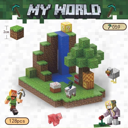 Waterfall Magnetic Blocks ( 128 Pcs)